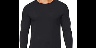 32 Degrees Men's Base Layer Crew Neck Shirt Black Size Medium