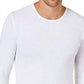 32 Degrees Men's Base Layer Crew Neck Shirt White Size Medium