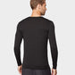 32 Degrees Men's Base Layer Crew Neck Shirt Black - Size Small