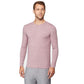 32 Degrees Men's Base Layer Crew Neck Shirt Burgundy Size Small