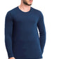 32 Degrees Men's Base Layer Crew Neck Shirt Deep Pacific Size Medium