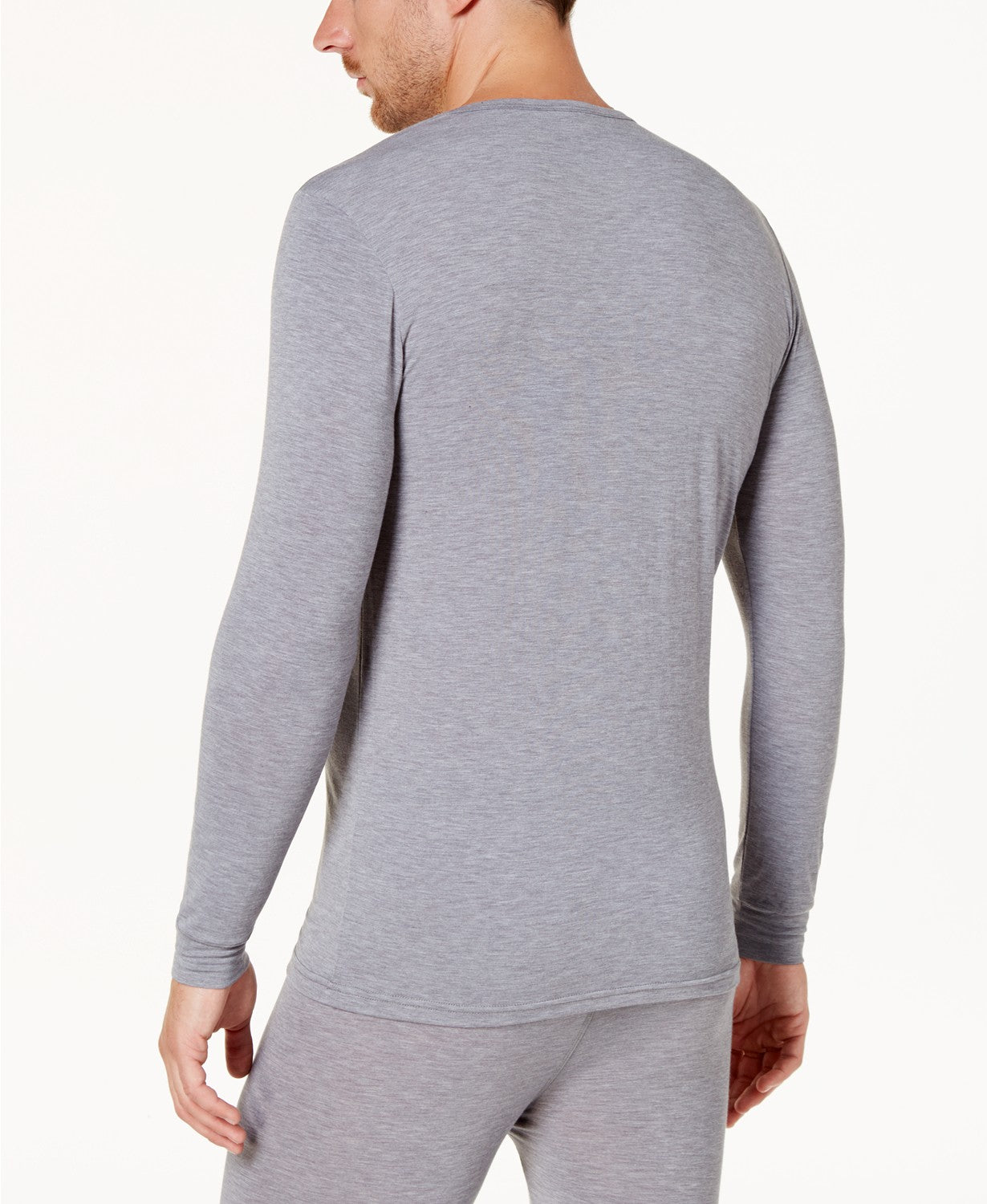 32 Degrees Men's Base Layer Crew Neck Shirt Gray Size Small