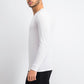 32 Degrees Men's Base Layer Crew Neck Shirt White - Size Medium