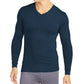 32 Degrees Men's Base Layer V-Neck Shirt Deep Pacific Size Small