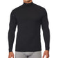 32 Degrees Men's Heat Plus Mock-Neck Shirt Black Size Small