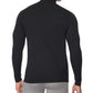 32 Degrees Men's Heat Plus Mock-Neck Shirt Black Size Small