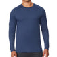 32 Degrees Men's Ultra Lux Long-Sleeve Sleep T-Shirt Navy Size Medium