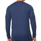 32 Degrees Men's Ultra Lux Long-Sleeve Sleep T-Shirt Navy Size Medium