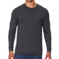 32 Degrees Men's Ultra Lux Long-Sleeve Sleep T-Shirt Charcoal Size Medium