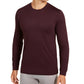 32 Degrees Men's Ultra Lux Long-Sleeve Sleep T-Shirt Purpel Size Small
