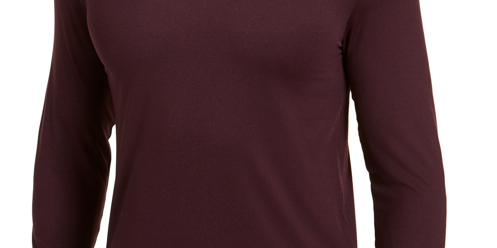 32 Degrees Men's Ultra Lux Long-Sleeve Sleep T-Shirt Purpel Size Small
