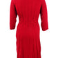 Connected Women's Plus Size Textured Sweater Dress Red Size 2X