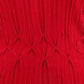 Connected Women's Plus Size Textured Sweater Dress Red Size 2X