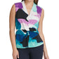 DKNY Women's V-Neck Knotted Twist Top Black Size Large