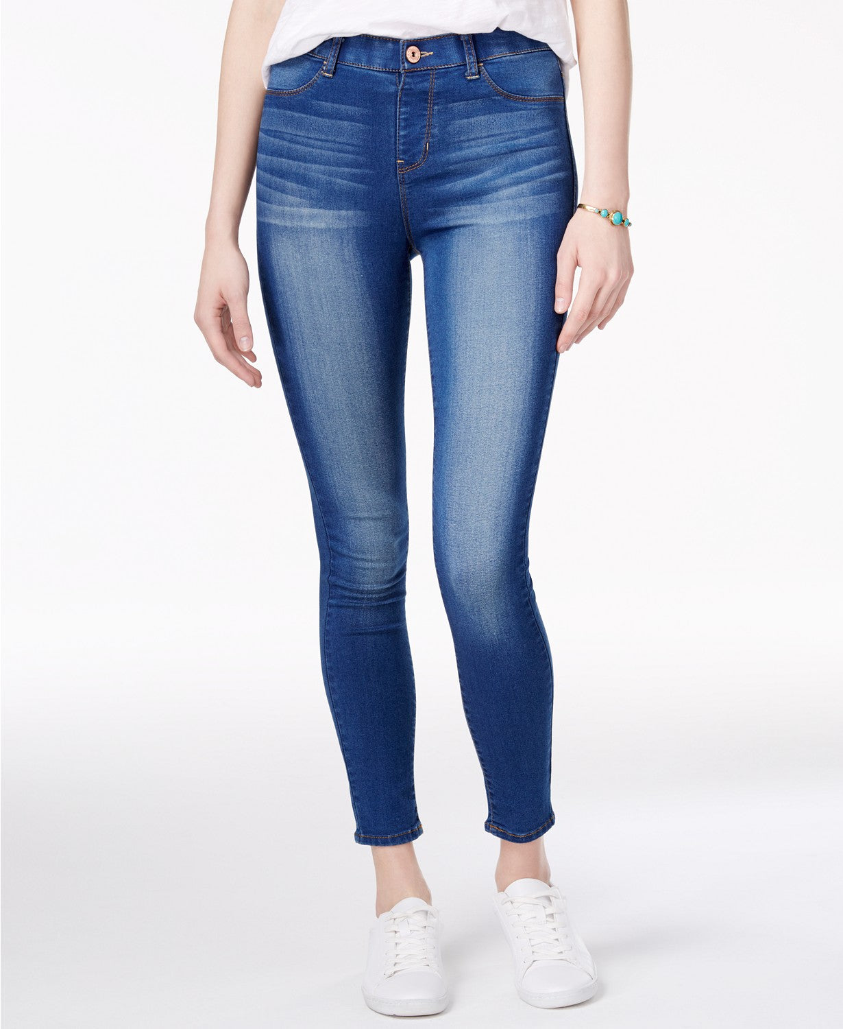 Vanilla Star Juniors' Jeggings Navy Size 5