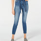 Vanilla Star Women's Belted Ankle Jeans Blue Size 9