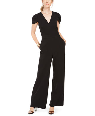 Vince Camuto Women's Wide-Leg Jumpsuit Black Size 8