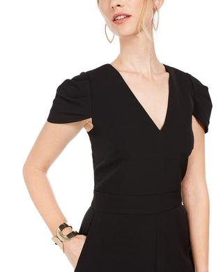 Vince Camuto Women's Wide-Leg Jumpsuit Black Size 8