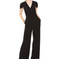 Vince Camuto Women's  Wide-Leg Jumpsuit Black Size 6