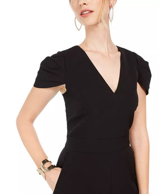 Vince Camuto Women's  Wide-Leg Jumpsuit Black Size 6