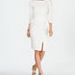 Vince Camuto Women's  Peplum-Waist Bodycon Dress white Size 10