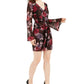 Guess Women's Maiya Floral-Print Dress Black Size Large
