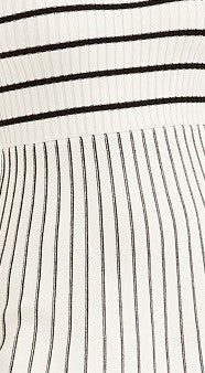 Guess Women's Nash Striped Fit & Flare Dress Brown Size Small