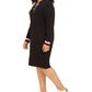 Tommy Hilfiger Women's Plus Size Lace-Up Pullover Dress Black Size 1X