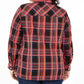 Tommy Hilfiger Women's Plus Size Plaid Button-Front Roll-Tab-Sleeve Cotton Top Red Size 0X