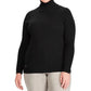 Calvin Klein Women's Plus Size Turtleneck Sweater Black Size 0X