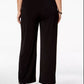NY Collection Women's Plus Pull On Wide Leg Pants Black Size 2X