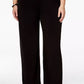 NY Collection Women's Plus Pull On Wide Leg Pants Black Size 2X