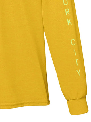 FEA Men's Wu-Tang Clan Graffiti Graphic T-Shirt Yellow Size Small