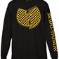 Wu Tang Clan Men's Long-Sleeve T-Shirt Black Size Small