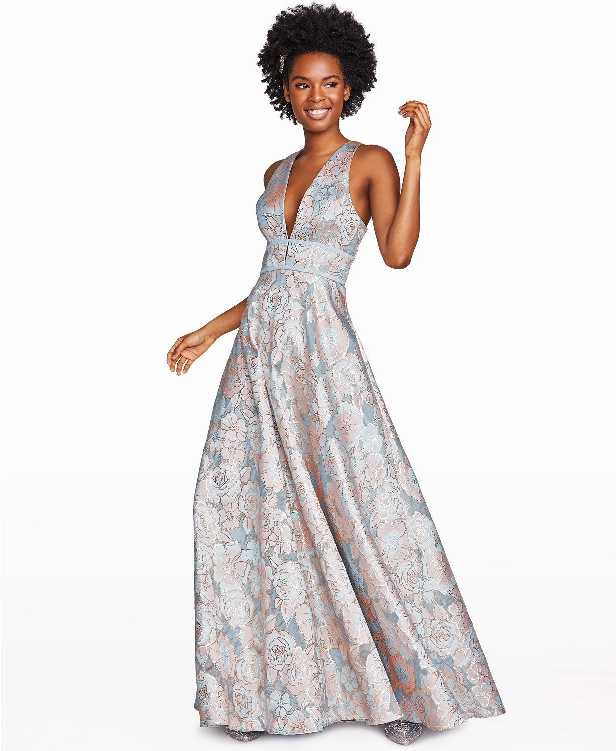 speechless-womens-juniors-floral-jacquard-gown-pink-blue-size-5