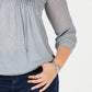 Tommy Hilfiger Women's Plus Size Dot-Print Pintucked Top Bright Green Size 1X