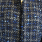 Calvin Klein Plus Size Tweed Jacket  Blue size 22