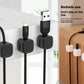 Magnetic Square Under Desk Cable Organizer and Cord Clip
