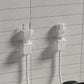 Magnetic Square Under Desk Cable Organizer and Cord Clip