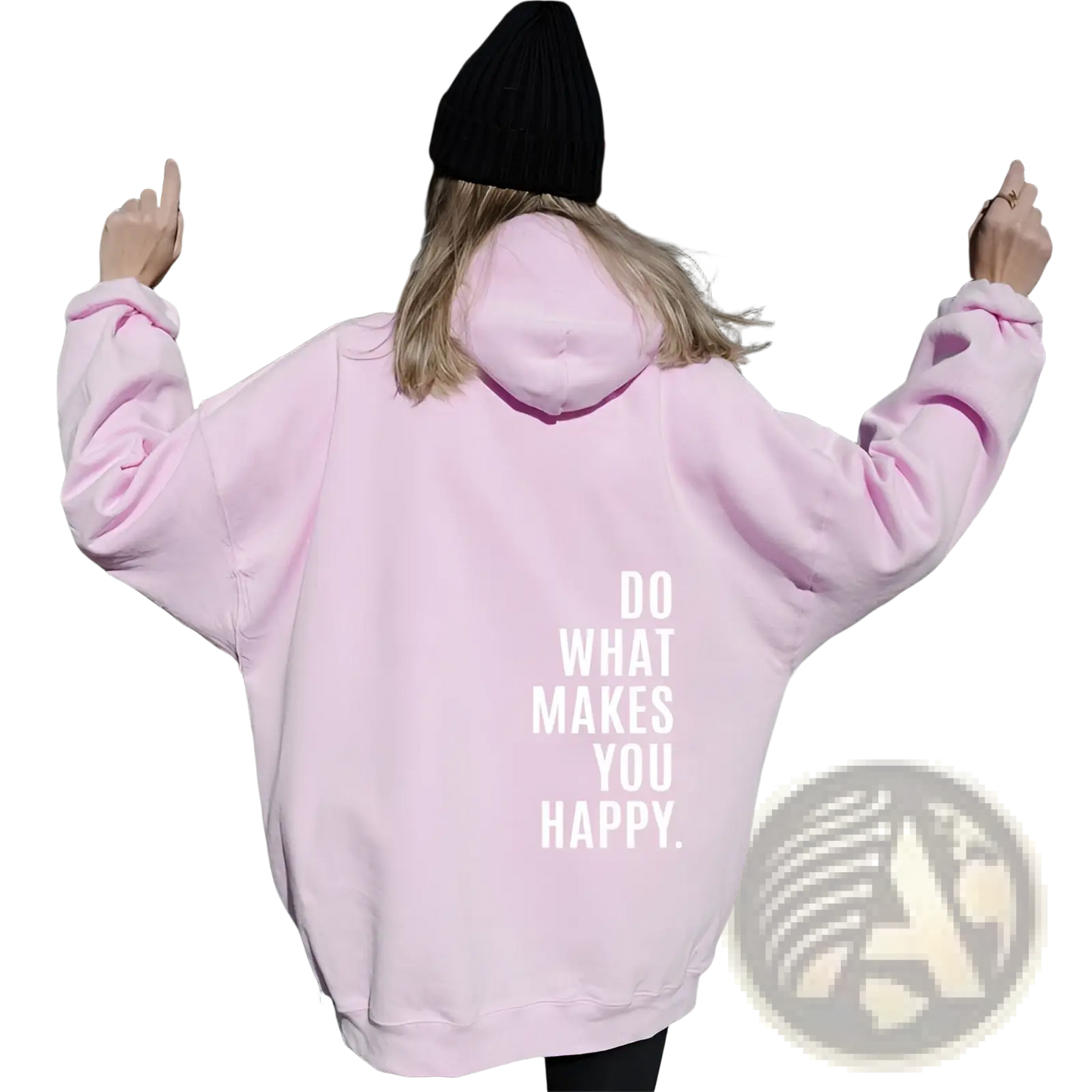 Do what Makes you Happy Oversized Streetwear Hoodie