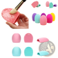 Makeup Brush Cleaner Silicone Egg Scrubbing Tool