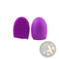 Makeup Brush Cleaner Silicone Egg Scrubbing Tool