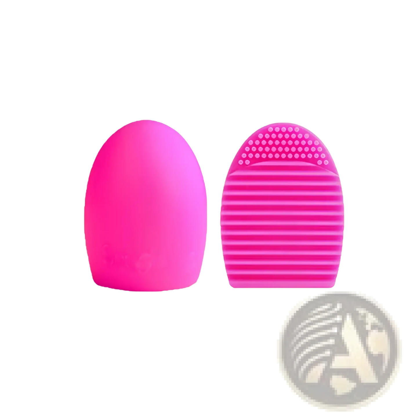 Makeup Brush Cleaner Silicone Egg Scrubbing Tool