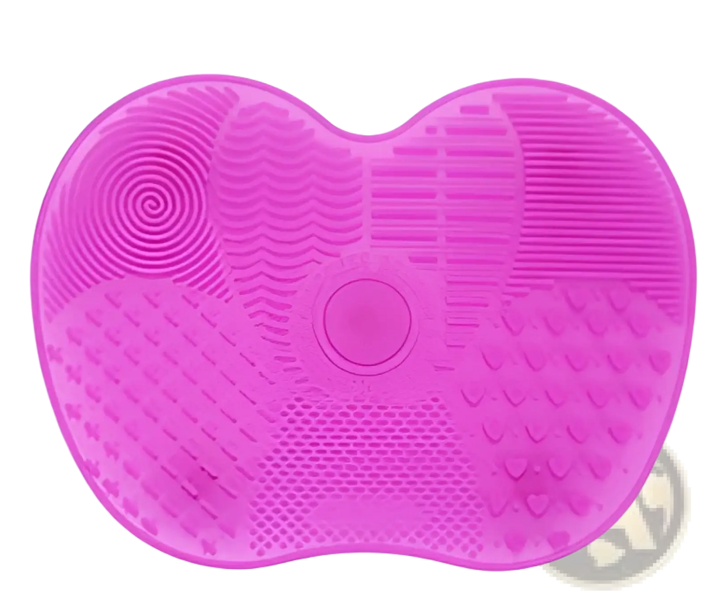 Makeup Brush Cleaning Mat Heart Shaped Silicone Pad