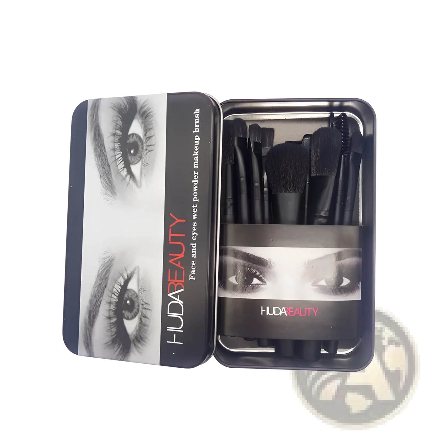 Makeup Brush Set 12 Piece Professional Tin Case