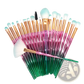 Makeup Brush Set 20 Piece Rose Gold and Glitter