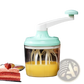 Manual Hand Crank Egg Whisk and 1200ml Food Mixer