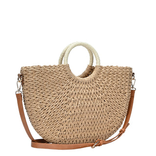 Mari Straw Satchel