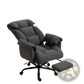 Massage Office Chair Reclining Black with Footrest