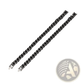 Matte Black Stainless Steel Curb Chain Bracelet